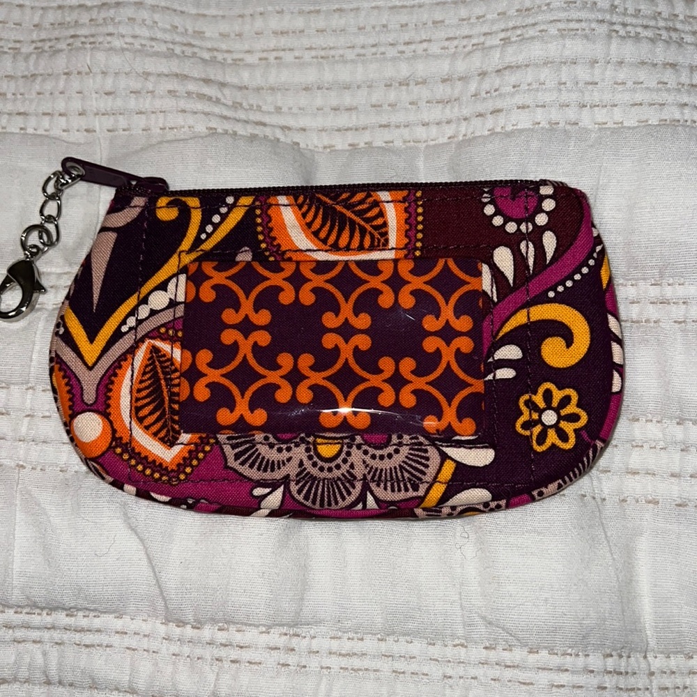 NWOT Vera Bradley zip ID Safari Sunset pattern